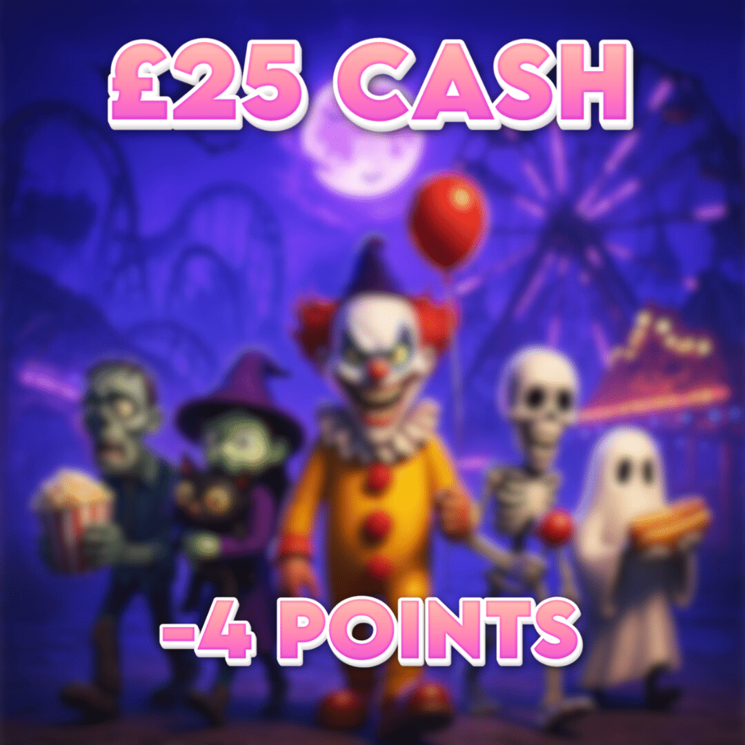 Scream Machine Slip-Up | £25.00 Cash | -4 Points