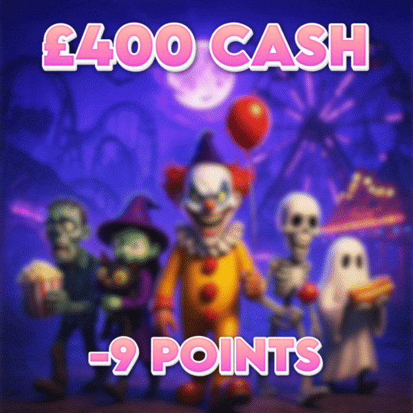 Zombie Fumble | £400.00 Cash | -9 Points