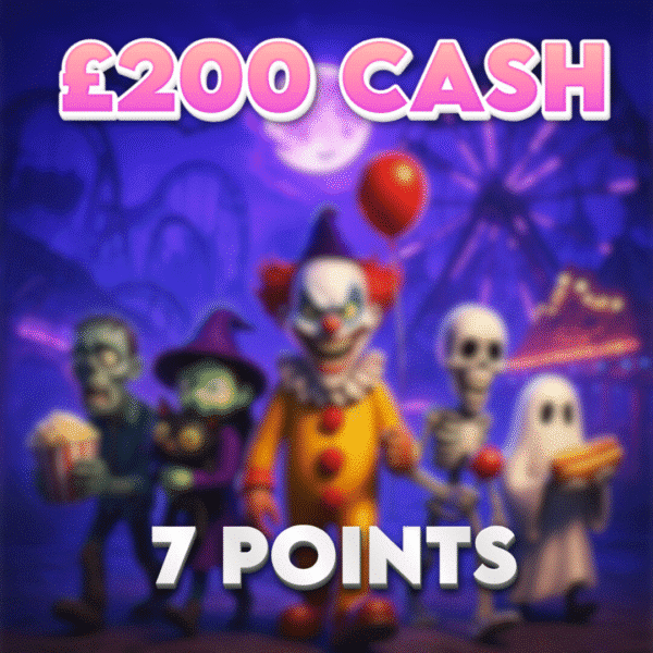 Clown’s Lucky Laugh | £200.00 Cash | 7 Points