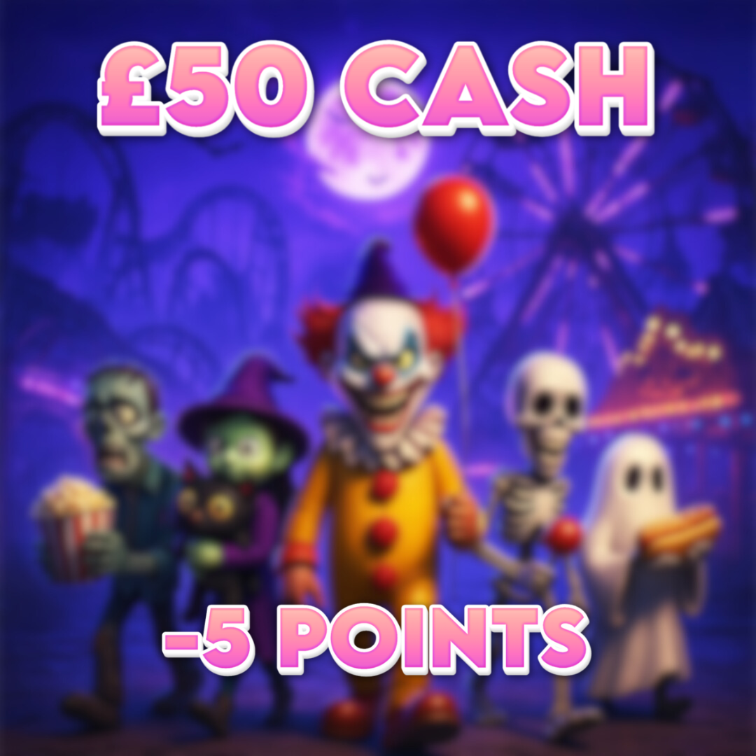 Haunted House Horror | £50.00 Cash | -5 Points