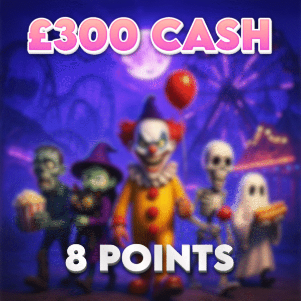 Web of Winnings | £300.00 Cash | 8 Points