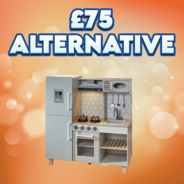 Kitchen Corner Deluxe Wooden Play Kitchen with 6 Accessories Green OR £75