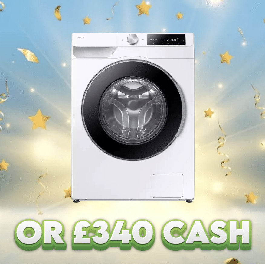 Samsung 9KG 1400 Spin Washing Machine OR £340 Cash