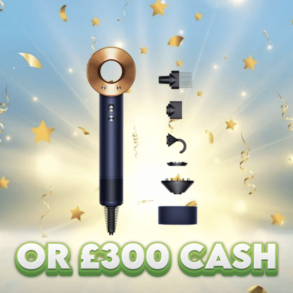 Dyson Supersonic Hairdryer (Prussian Blue) OR £300 Cash