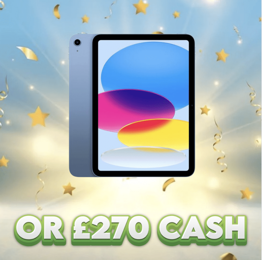 Apple iPad 11th Gen - 128GB OR £270 Cash