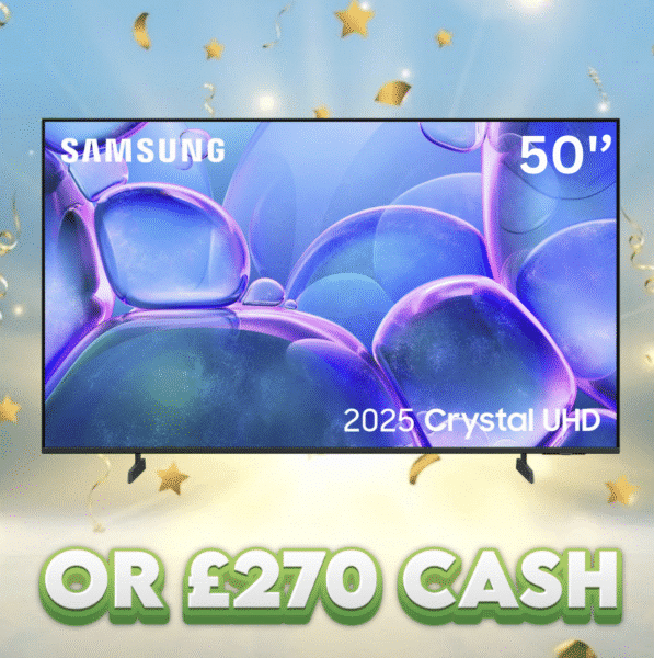 Samsung 50 Inch TV OR £270 Cash