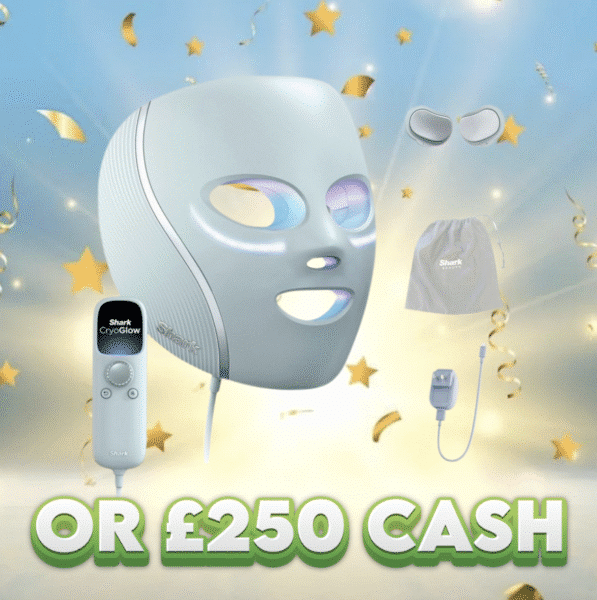 Shark Cryo Glow LED Mask OR £250 Cash