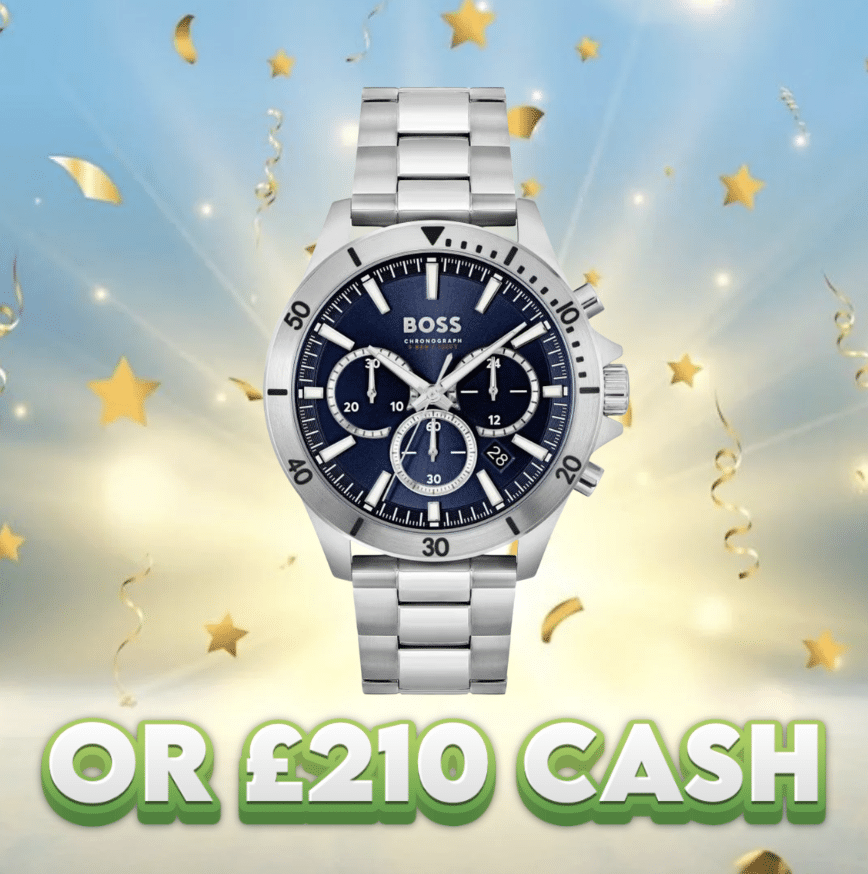 BOSS Troper Men's Stainless Steel Bracelet Watch OR £210 Cash