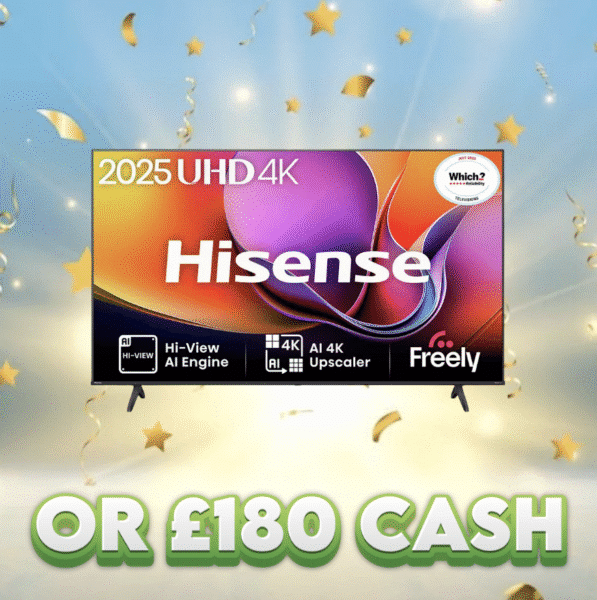 43 Inch Hisense TV OR £180 Cash