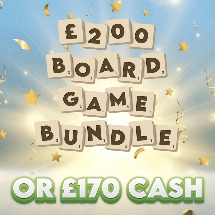 £200 Christmas Board Game Bundle OR £170 Cash