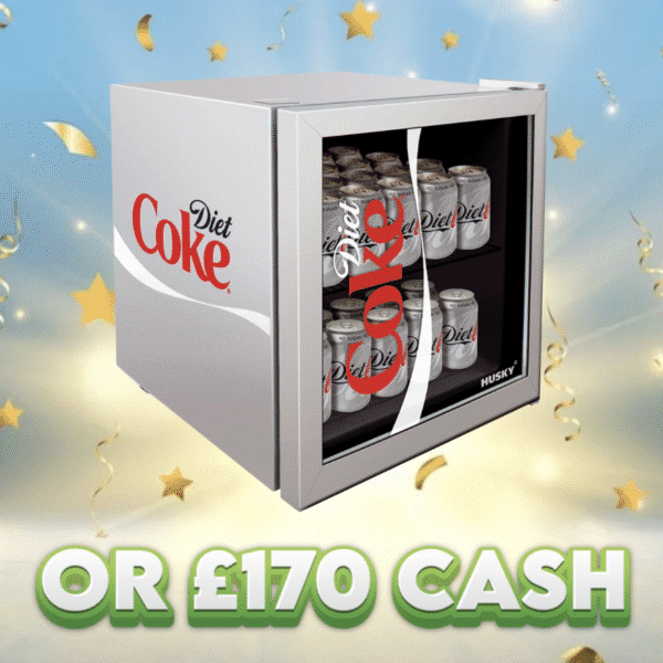 Husky HU0209 Diet Coke Drinks Cooler 48L OR £170 Cash