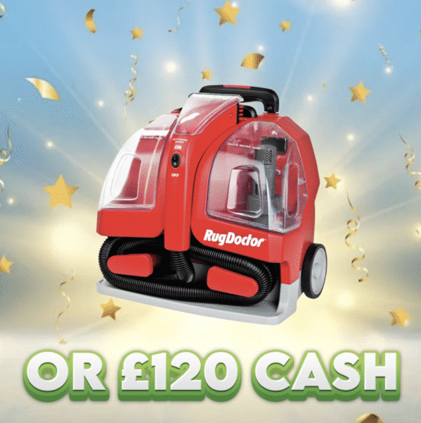 Rug Doctor Spot Cleaner or £120 Cash