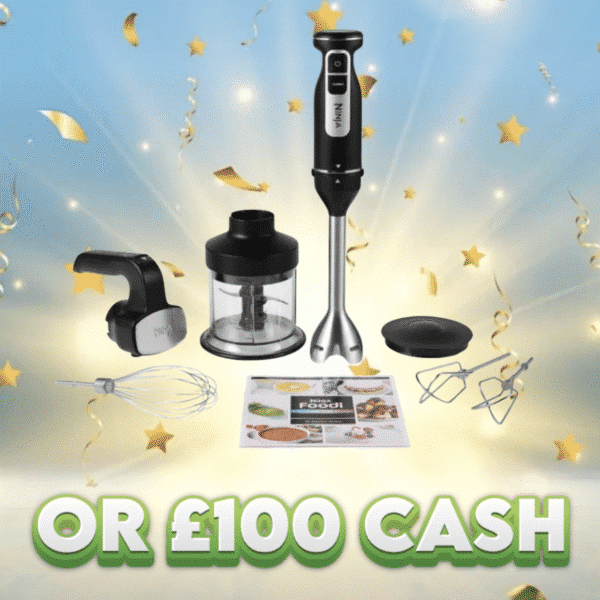 Ninja 3-in-1 Hand Blender OR £100 Cash