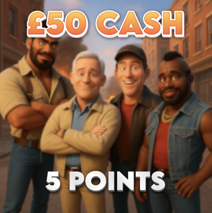 Perfect Disguise | £50.00 Cash | 5 Points