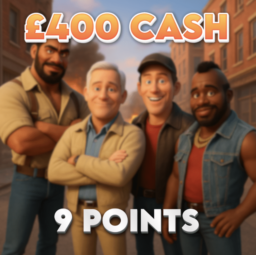 Howling Mad Murdock | £400.00 Cash | 9 Points