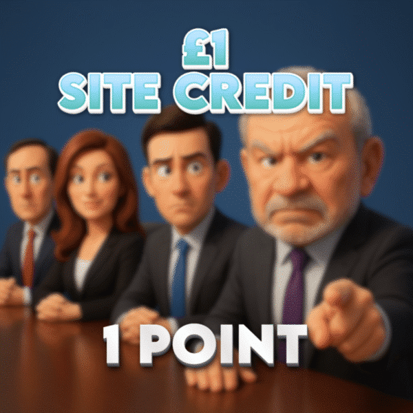 Your Idea Wasn’t Terrible! | £1.00 Site Credit | 1 Point