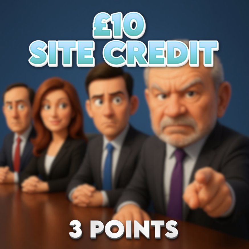 Sugar’s Favourite (This Minute) | £10.00 Site Credit | 3 Points