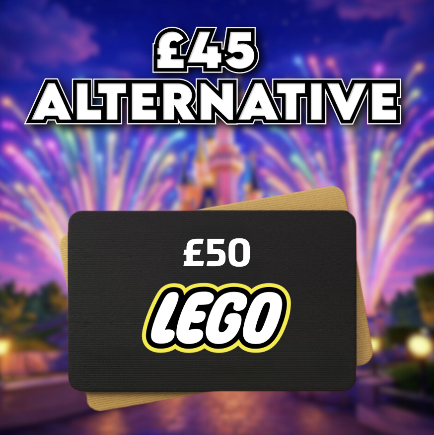 £50 Lego Voucher OR £45 Cash