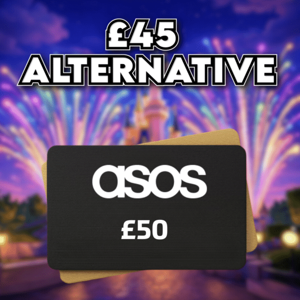 £50 ASOS Voucher OR £45 Cash