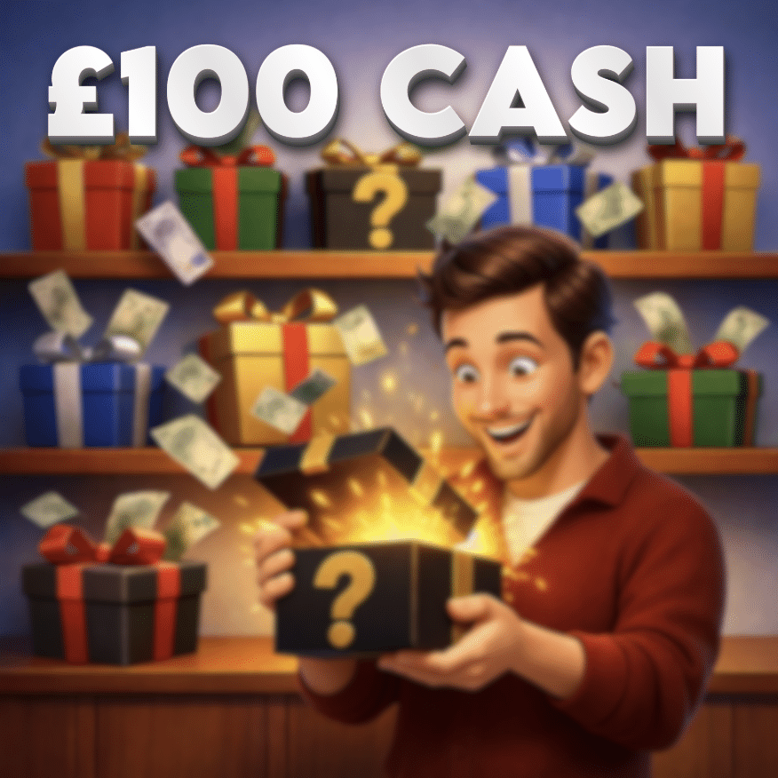 £100.00 Cash