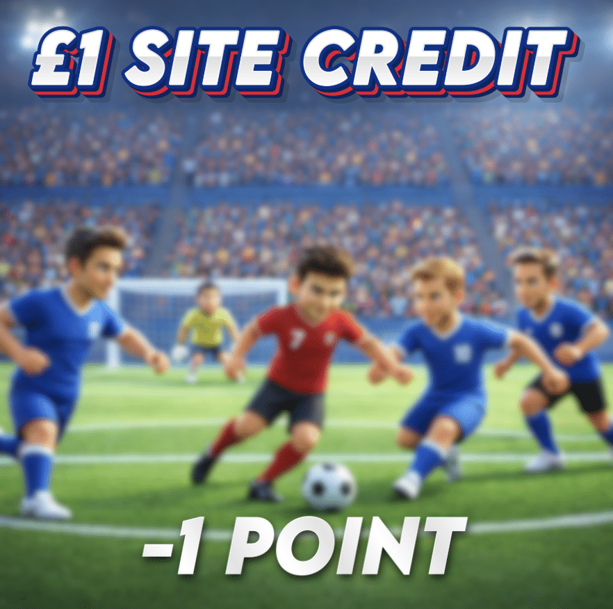 Extra Time Drama | £1.00 Site Credit | -1 Point
