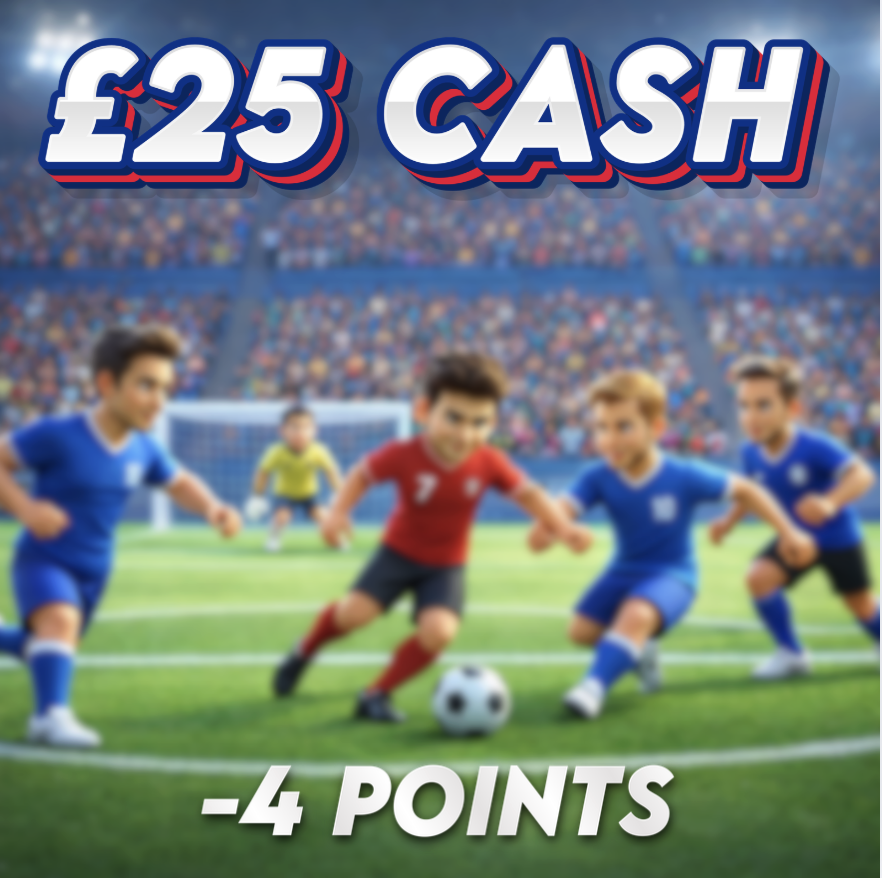 Offside | £25.00 Cash | -4 Points