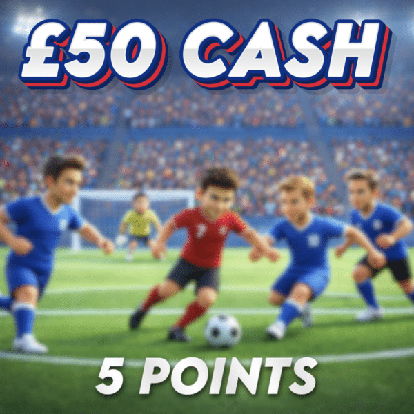 30 Yard Screamer | £50.00 Cash | 5 Points
