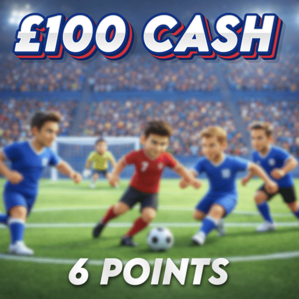 Hattrick! | £100.00 Cash | 6 Points