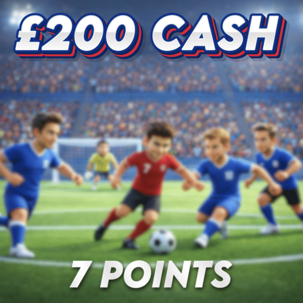 Assist of the Season | £200.00 Cash | 7 Points