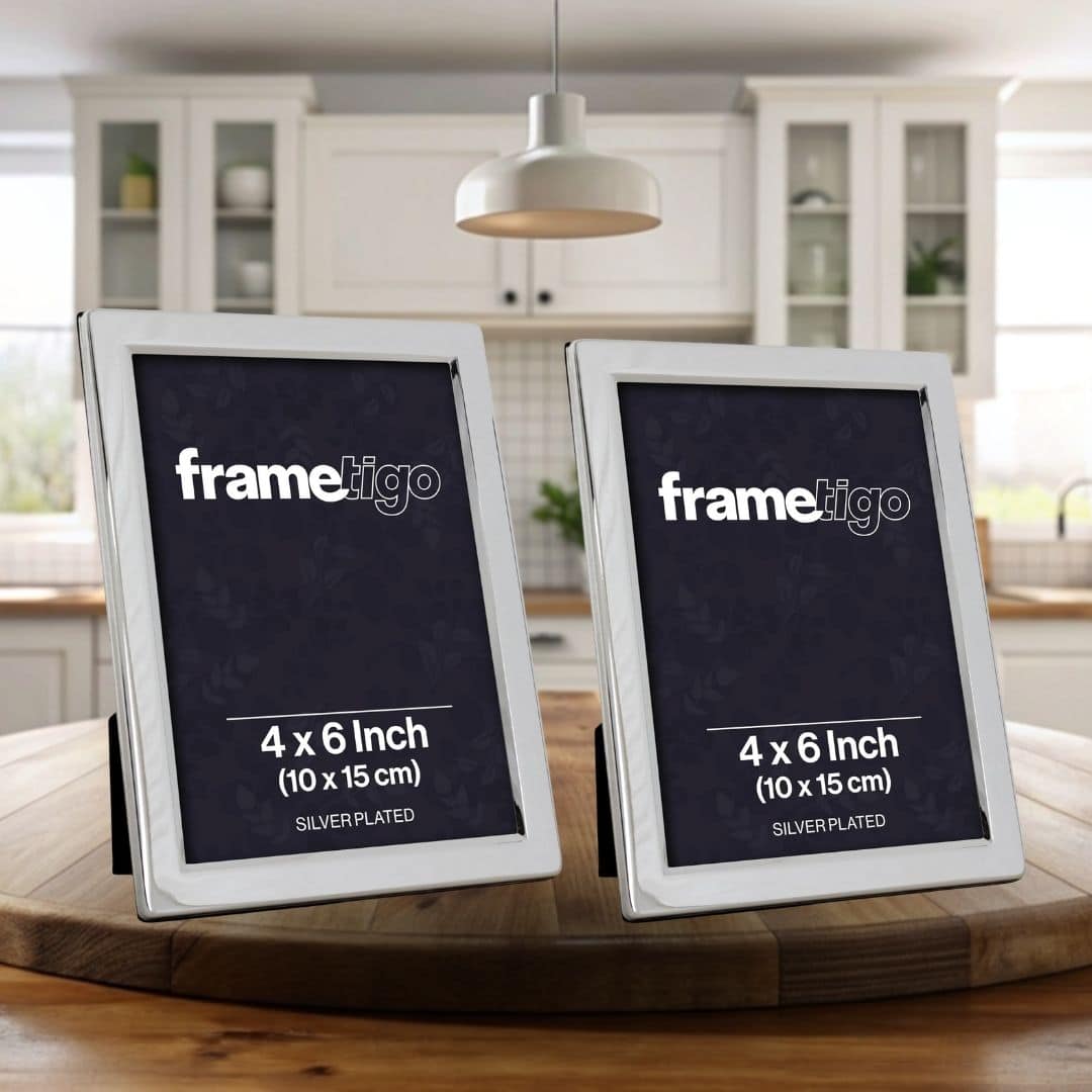 Silver Plated Photo Frame Set