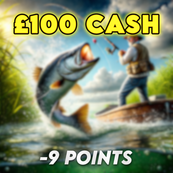 £100 Cash | -9 Points