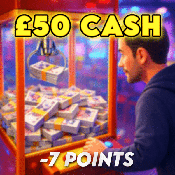 £50 Cash | -7 Points