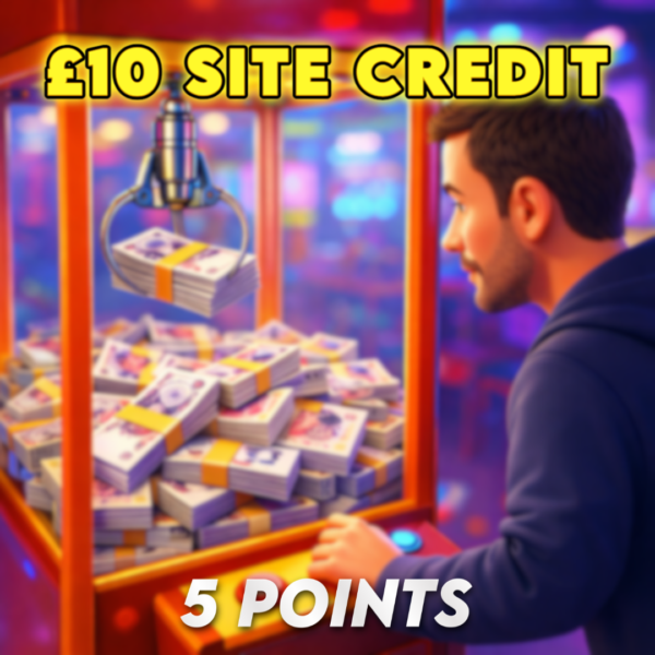 £10 Site Credit | 5 Points