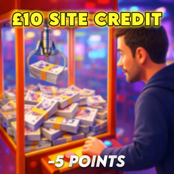 £10 Site Credit | -5 Points