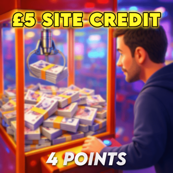 £5 Site Credit | 4 Points