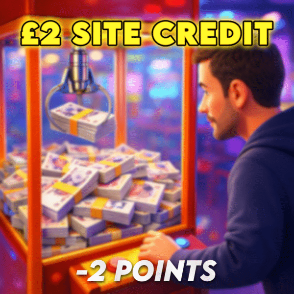 £2 Site Credit | -2 Points
