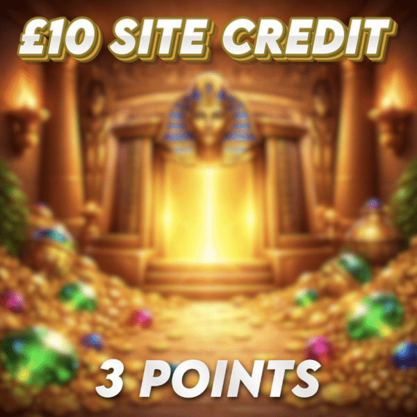 Pharaoh’s Hoard | £10.00 Site Credit | 3 Points