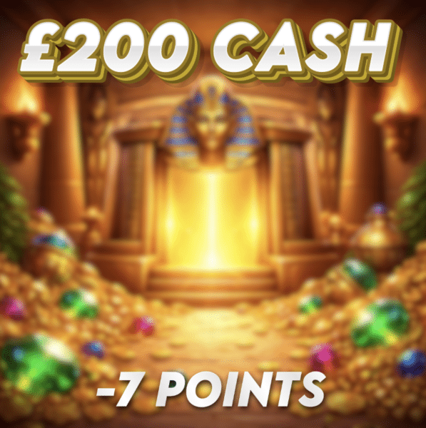 Collapsed Passage | £200.00 Cash | -7 Points