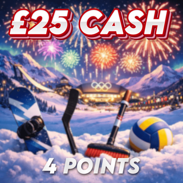Skeleton | £25.00 Cash | 4 Points