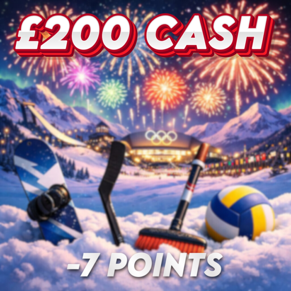Luge | £200.00 Cash | -7 Points