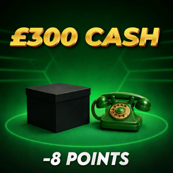 £300.00 Cash | -8 Points