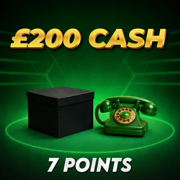 £200.00 Cash | 7 Points