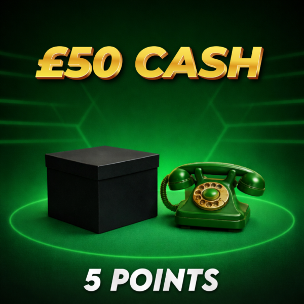 £50.00 Cash | 5 Points