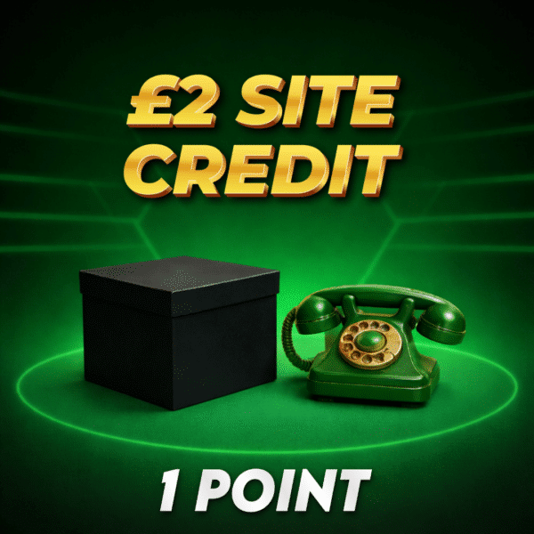 £2.00 Site Credit | 1 Point