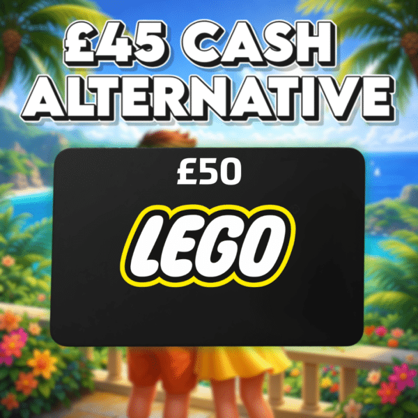 £50 Lego Voucher OR £45 Cash