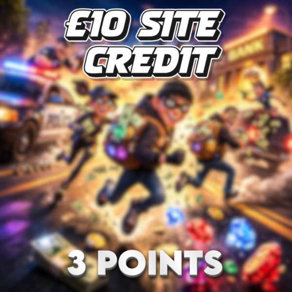 Diamonds Secured | £10.00 Site Credit | 3 Points