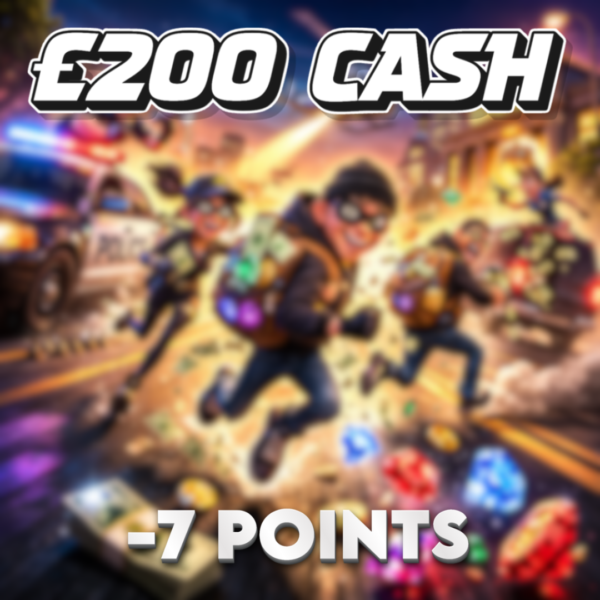 Plan Backfired | £200 Cash | -7 Points