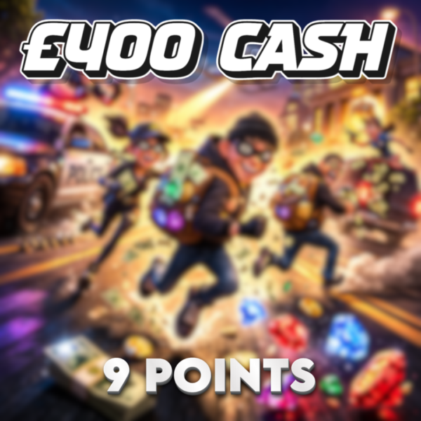Chase Won. Cash Won! | £400 Cash | 9 Points
