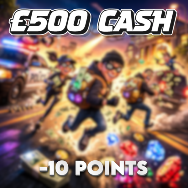 Vault Locked | £500 Cash | -10 Points