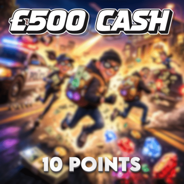 Jackpot Raid | £500 Cash | 10 Points